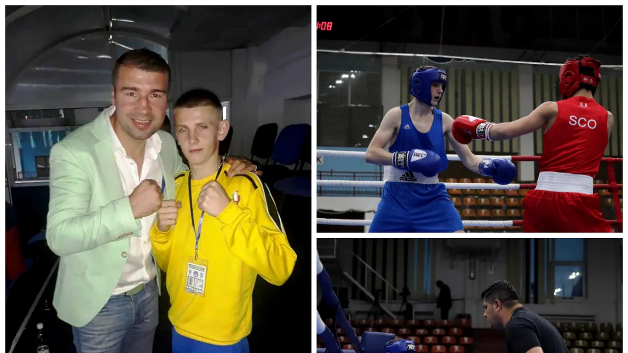 Lucian Bute, alături de boxerii români la Campionatele Europene de juniori de la Galați. 