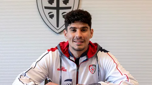 Florinel Coman a fost prezentat oficial la Cagliari. Prima imagine la clubul din Serie A