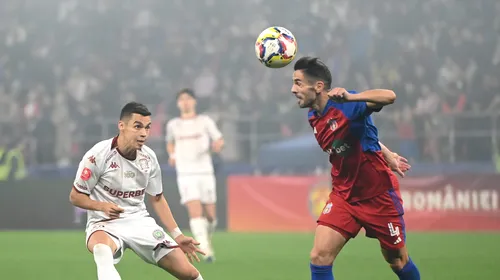 Cătălin Cîrjan așteaptă explicații de la Cristiano Bergodi după CSA Steaua – Rapid 0-0. „Asta este cariera de fotbalist…”