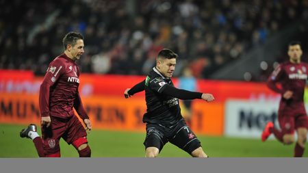 CFR Cluj - Hermannstadt 1-1. Campioana rămâne la 6 puncte de FCSB. Miriuță pleacă cu un punct din Gruia după un eurogol reușit de Tătar și un meci uriaș făcut de Căbuz