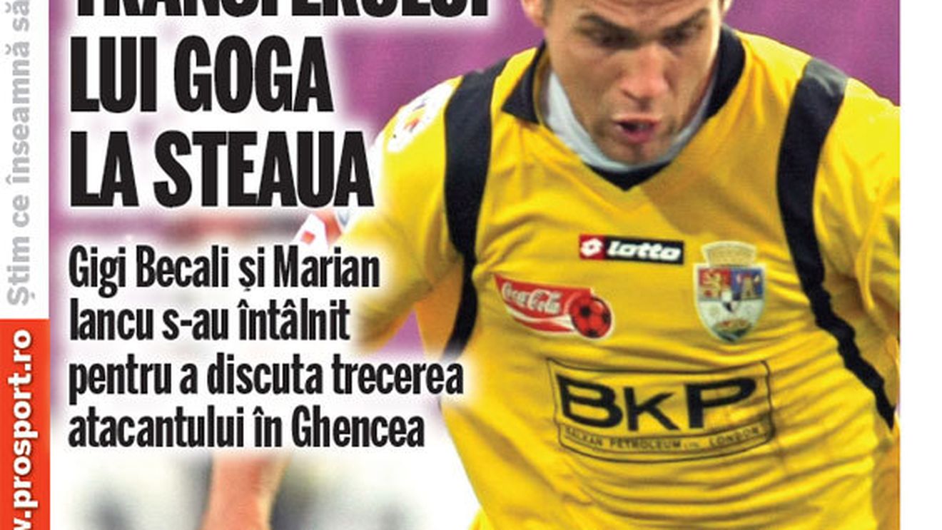 EXCLUSIV** Iancu și Gigi Becali au negociat pentru Goga! Atacantul, promis rivalei cu o CONDIȚIE! Vezi care!