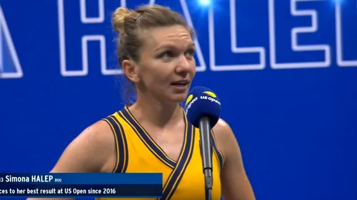 Simona Halep e în turul al treilea la US Open după o pauză de cinci ani: „Trebuie să recunosc ceva!