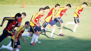 Maraton tactic detaliat!** Pițurcă le-a arătat elevilor săi până și cum trebuie SĂ‚ SARĂ‚ LA CAP în fața francezilor