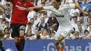 Galacticii, băgați în 'ședință' de Mallorca!** Doar Sevilla a fost mai rapidă cu Madrid. Video Ce performanță a bifat Nsue prin golul cu Real