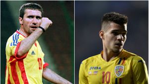 Istorie după 35 de ani! Ianis duce numele Hagi mai departe. Cum a arătat debutul lui Gică Hagi, față de prima apariție a fiului său