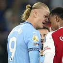 „Tu cine dracu’ mai ești?”. Erling Haaland a declanșat un scandal monstru în meciul Manchester City – Arsenal Londra 2-2, după un gest incalificabil