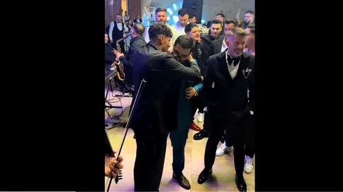 Florinel Coman a „spart” banii de la arabi pe lăutari, la nunta fostului fotbalist al lui Gigi Becali. Manelistul Tzancă Uraganu, în extaz: „Două mii de la campionul nostru”