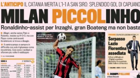 Milan Piccol**inho! Vezi cum a fost posibil ca "diavolul" să fie dominat de Catania pe San Siro!