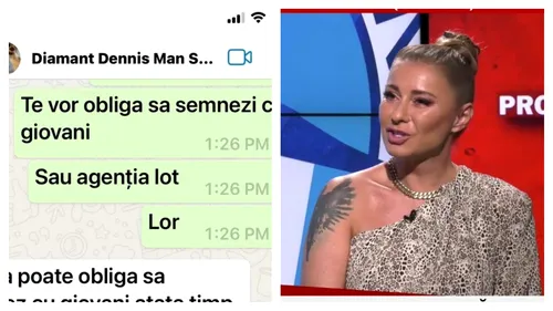 Anamaria Prodan a făcut publice mesajele de la Dennis Man: „Nu mă poate obliga să semnez cu Giovanni Becali!”