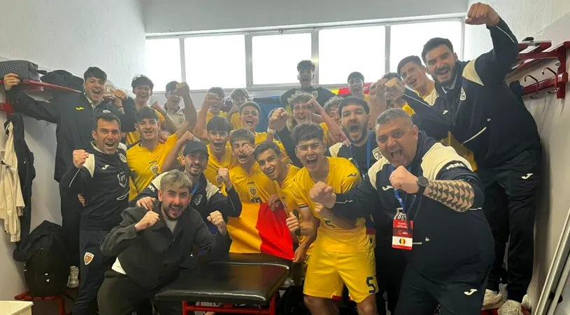 România U17, aproape de o performanță fabuloasă! E la un meci de calificarea la EURO și Cupa Mondială