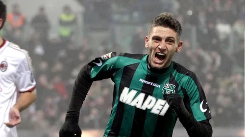 La 15 ani nu începuse fotbalul, la 19 a marcat de patru ori în poarta Milanului! Povestea lui Domenico Berardi, noua senzație din Serie A