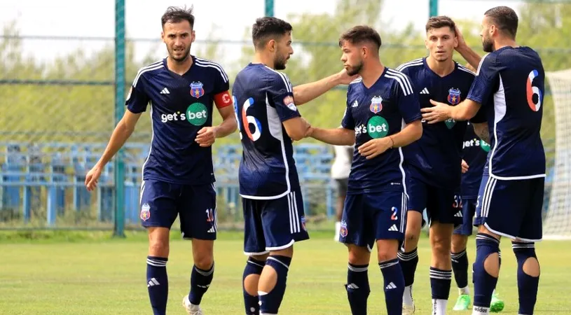 Final de meciuri amicale și pentru Steaua. A terminat testele cu un succes contra CSM Alexandria