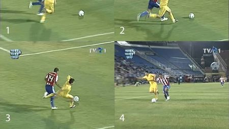 FOTO** Asta e faza în care Tănase i-a făcut pe ziariștii din Paraguay să strige "PENAL"! Vezi ce s-a întâmplat!