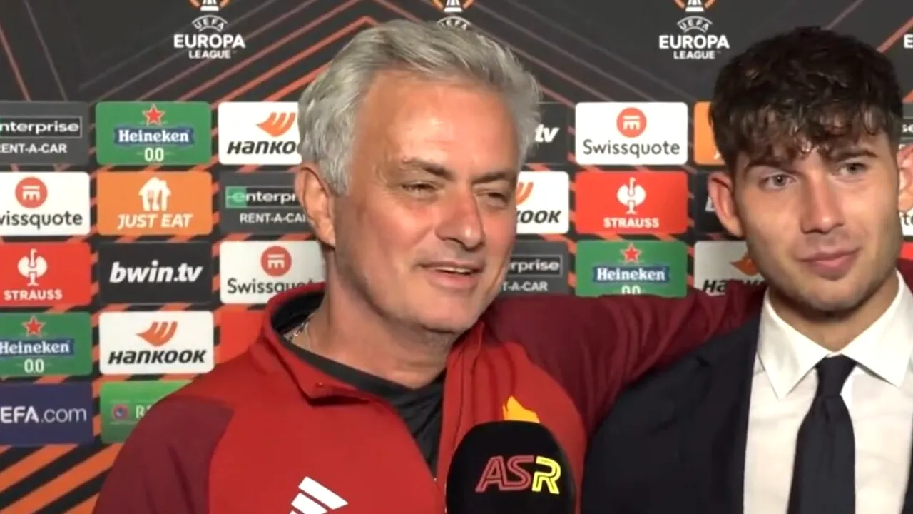 Jose Mourinho a demonstrat încă o dată că e „The Special One”! Gest superb făcut la finalul meciului AS Roma - Servette 4-0 | VIDEO