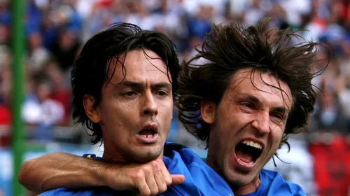 Pirlo a dat drumul la cufărul cu amintiri! Inzaghi, prima „victimă”. Superstiția atacantului, urât mirositoare: „Spune că îi poartă noroc”