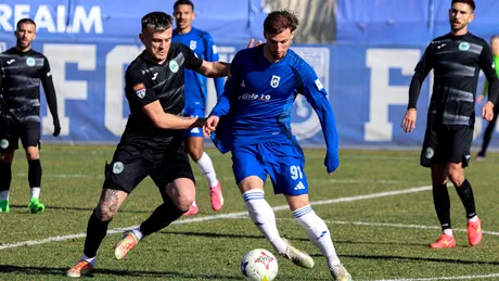 FCU Craiova s-a impus în fața Concordiei, într-un amical cu nouă goluri! Liță Dumitru a fost oaspete de seamă pentru olteni, Valentin David s-a bucurat de câte goluri au înscris jucătorii săi