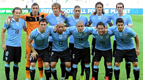 Uruguay mizează și la acest turneu pe Suarez, Cavani și Forlan. Lotul Uruguayului pentru CM 2014