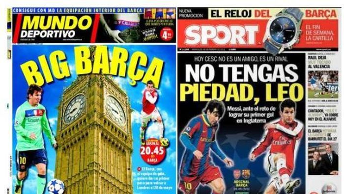 BarÃ§a: "Noi dăm ora exactă"** Wenger: "Este momentul să ne batem cu extratereștrii"