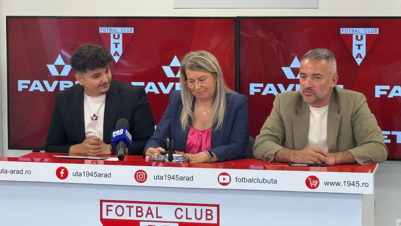 UTA se prezintă la startul noului sezon cu un nou sponsor, dar și datorii ce nu-l îngrijorează pe șeful clubului: „Buget de 6 milioane de euro!”