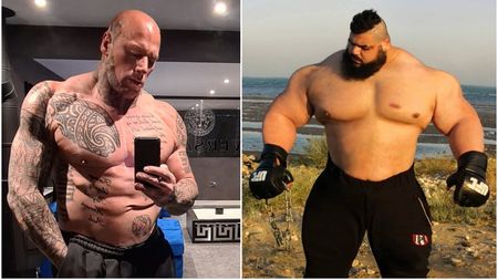 Se apropie cea mai așteptată bătălie a anului: „Hulk al Iranului” și „cel mai înfricoșător om din lume”! Imagini senzaționale cu cele două „bestii” | FOTO