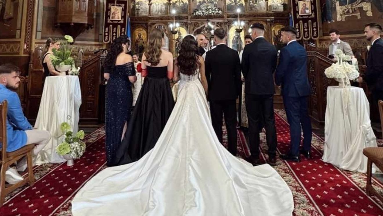 Darius Olaru, ginerele anului la FCSB! Imagini cu starul lui Gigi Becali şi frumoasa lui soție