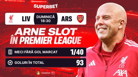 ADVERTORIAL. Liverpool – Arsenal: bătălia pentru titlu începe pe Anfield