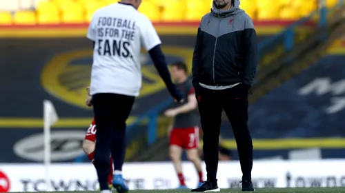 Jurgen Klopp se ia de șefii lui Liverpool: „Le înțeleg furia!” Suporterii „cormoranilor” nu vor să audă de Superligă. Ce s-a întâmplat lângă Anfield