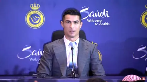 Cristiano Ronaldo a fost prezentat oficial la Al-Nassr! Primele declarații ale starului portughez: „Misiunea mea în Europa s-a încheiat, am câștigat tot”. Ce spune despre contractul stelar: „E unic pentru că eu sunt unic”