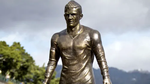 FOTO | Detaliul stânjenitor al statuii lui Cristiano Ronaldo. Ce se observă în imagine