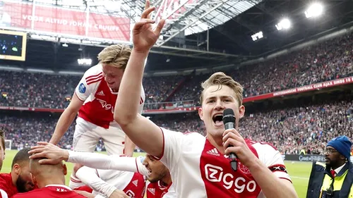 Fundașul minune al lui Ajax, Matthijs de Ligt, și-a ales echipa. Mâine se va face anunțul oficial | FOTO