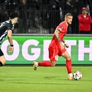 Daniel Bîrligea a dat golul care îi dublează cota şi îl apropie de transferul în Serie A, în PAOK – FCSB! Gigi Becali, în extaz în tribune