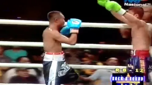 DRAMĂ‚ în box!** Arbitrul nu a oprit partida, deși pugilistul ridicase mâinile. Loviturile primite i-au fost fatale