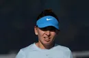 Imagine dură cu Simona Halep, întinsă pe jos