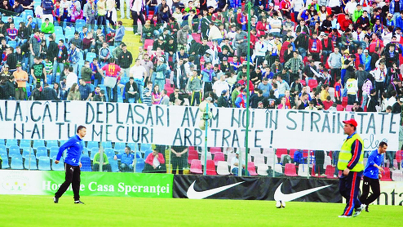 Condiția păcii fani - Steaua:** "Să plece Argăseală!"