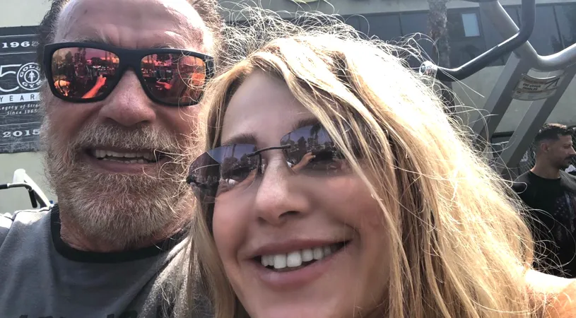 Nadia Comăneci si Arnold Schwarzenegger sunt prieteni la cataramă! „Zeița de la Montreal