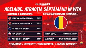 ADVERTORIAL | Adelaide, atracția săptămânii în WTA! Cine câștigă cel mai important turneu înainte de Australian Open?