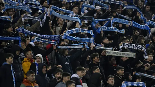 S-au pus în vânzare biletele la derby-ul Băniei, FCU Craiova – Universitatea Craiova. Cât costă şi de unde pot suporterii să le cumpere