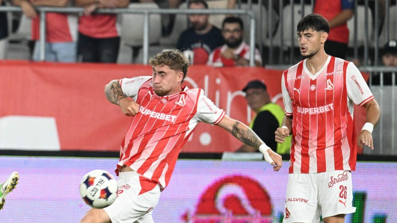 Dario Benavides, accident șocant la un antrenament al lui Dinamo. Sângele a țâșnit în toate direcțiile. EXCLUSIV