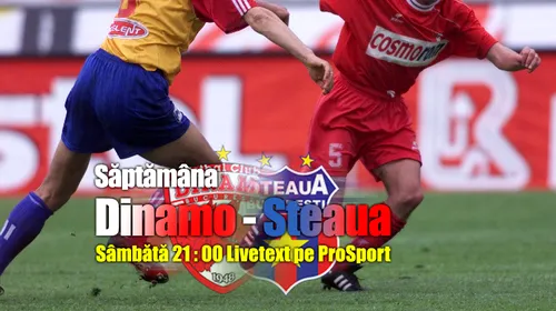 VIDEO/ Dinamo – Steaua 3-2 ACUM pe www.sport.ro