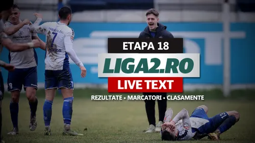 Liga 2, etapa 18 | Dinamo câștigă la Sibiu și se menține pe loc de play-off, Dejul s-a încurcat de Metaloglobus. Concordia a întors scorul cu Ripensia, Brașovul a reușit scorul rundei