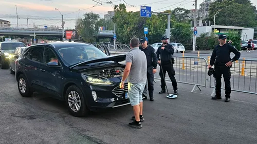 Măsuri draconice înainte de Rapid - Dinamo! Cum sunt controlate mașinile care intră în stadion. FOTO