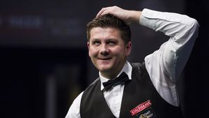 GALERIE FOTO | Finală intensă la Romanian Snooker Masters. Campionul, decis după repoziționarea bilei negre. Revenire fantastică, grimase, emoții și o declarație sinceră a câștigătorului, Ryan Day: "Nu am jucat cel mai bun snooker al meu, dar am luptat cât de mult am putut"