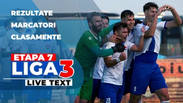 Liga 3, etapa 7 | CS Tunari a executat liderul și i-a luat locul, iar derby-urile dintre primele clasate din seriile 7, 8 și 10 s-au încheiat cu remize. CS Blejoi și SCM Râmnicu Vâlcea nu mai au punctaj maxim