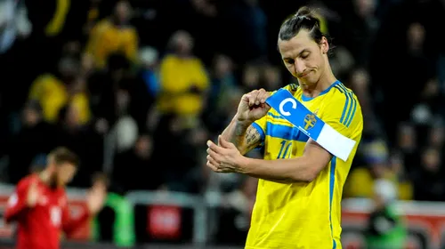 Ibrahimovic a fost desemnat cel mai bun sportiv suedez pentru al cincilea an la rând