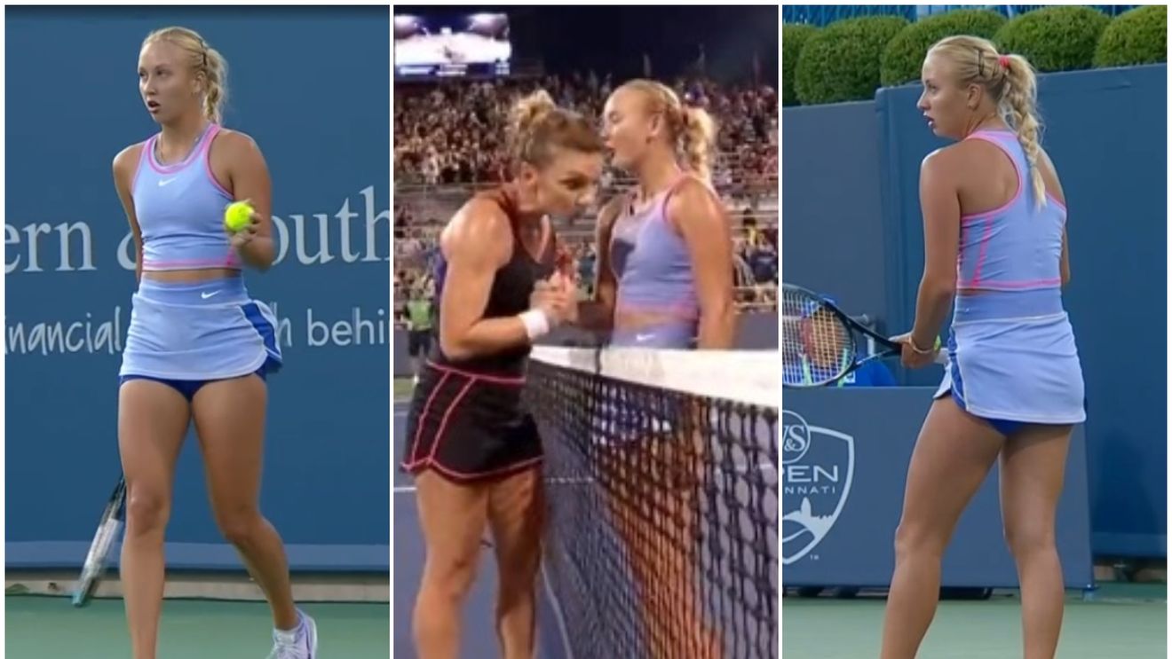 Simona Halep și Anastasia Potapova, schimb de replici la finalul meciului de la Cincinnati! Gestul făcut de „Simo" când adversara ei a ieșit de pe teren | VIDEO