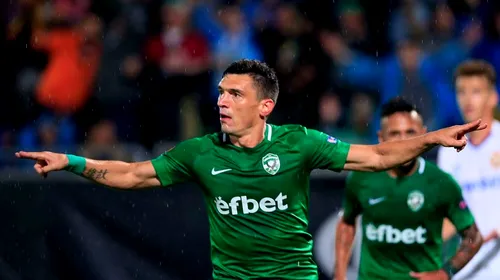 Gol 100% românesc în Bulgaria! Claudiu Keșeru a marcat pentru Ludogorets după un assist al lui Moți. Victorie clară pentru campioană, care a avut doar câteva sute de fani