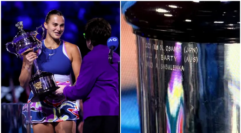 Cum a reacționat Aryna Sabalenka după ce organizatorii Australian Open nu i-au gravat numele țării pe trofeu: „Toată lumea știe că sunt din Belarus!