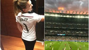 FOTO | Simona Halep a mers la meciul Real Madrid - Atletico Madrid și a rămas impresionată de spectacolul oferit de "galactici": "Mulțumesc pentru o seară minunată!"