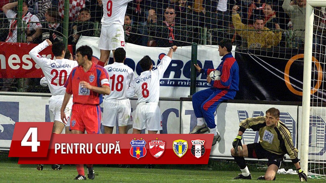 13 cu noroc. Povestea victoriei din 2002, în semifinalele Cupei, așteptată de Dinamo de pe vremea lui Valentin Ceaușescu: "Fanii ne-au înjurat"