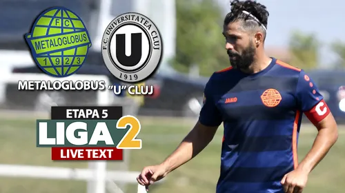 Nimic la nimic! Metaloglobus și ”U” Cluj au încheiat la egalitate un meci în care au jucat foarte slab